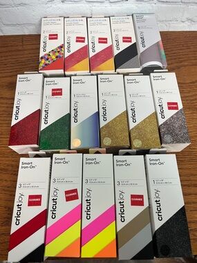 Cricut Joy Material Bundle *NWOT* 16 packages of mixed pattern & sparkles